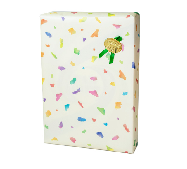 高級感あふれる紙製の化粧箱に入れて包装紙でラッピングするお得なスナップチューハイ2本用ギフトラッピング 2(クリックで切り替え)