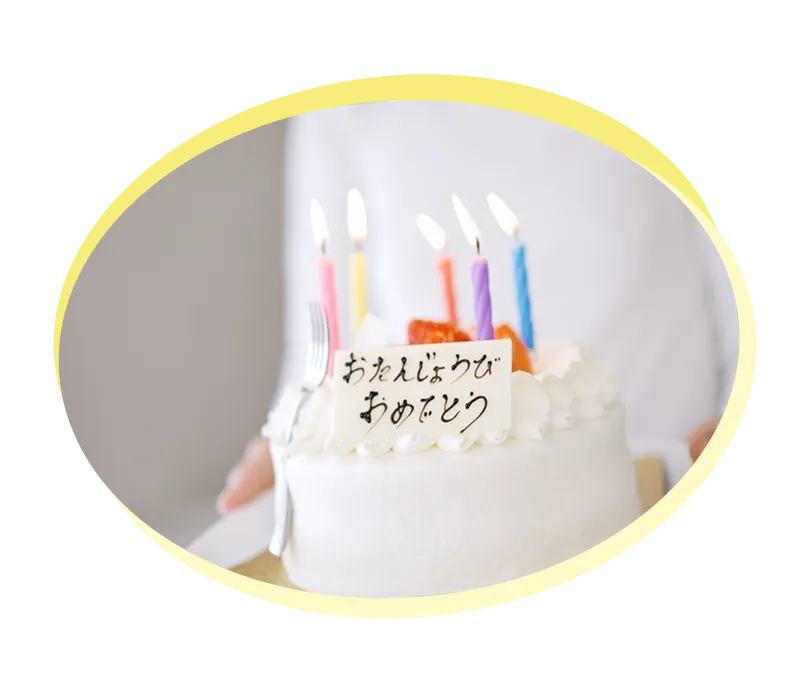 誕生日や記念日の贈り物に